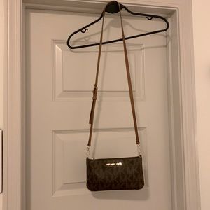 Brown crossbody bag Michael Kors, like new